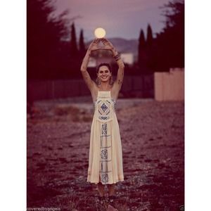 Free People Diamonds In The Sky Embroidered Dress